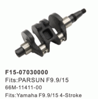 4 STROKE - PARSUN F9.9/15  - 66M-11411-00- CRANKSHAFT & PISTON - YAMAHA F9.9/15 - F15-07030000 - Parsun